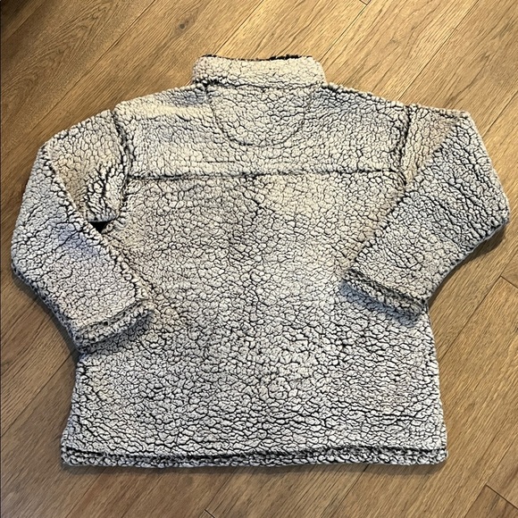 NFL TEAM APPAREL New England patriots Sherpa fleece quarter zip, size large - Picture 4 of 5